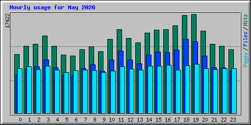 Hourly usage for May 2026